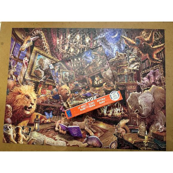 Story Mania Ceaco Puzzle Jigsaw 550 Piece 100% Complete Jungle Animals Fantasy - Picture 1 of 6